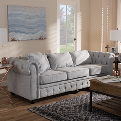 Alaise Modern Classic Chesterfield Sofa 