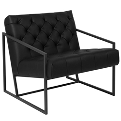 Ameila Series LeatherSoft Tufted Lounge Chair 