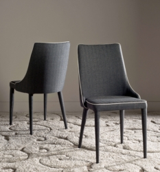 Safavieh Gretchen 19H Leather Side Chair (Set of 2) 