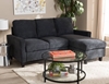 Greyson Modern And Contemporary Upholstered Reversible Sectional Sofa 