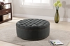 Iglehart Modern and Contemporary Tufted Cocktail Ottoman 