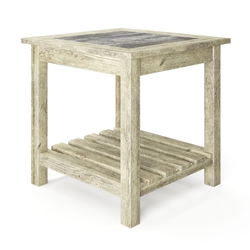 Kings Route Rustic Traditional End Table 