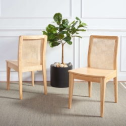 Safavieh Lazzaro Rattan Dining Chair (Set of 2) 