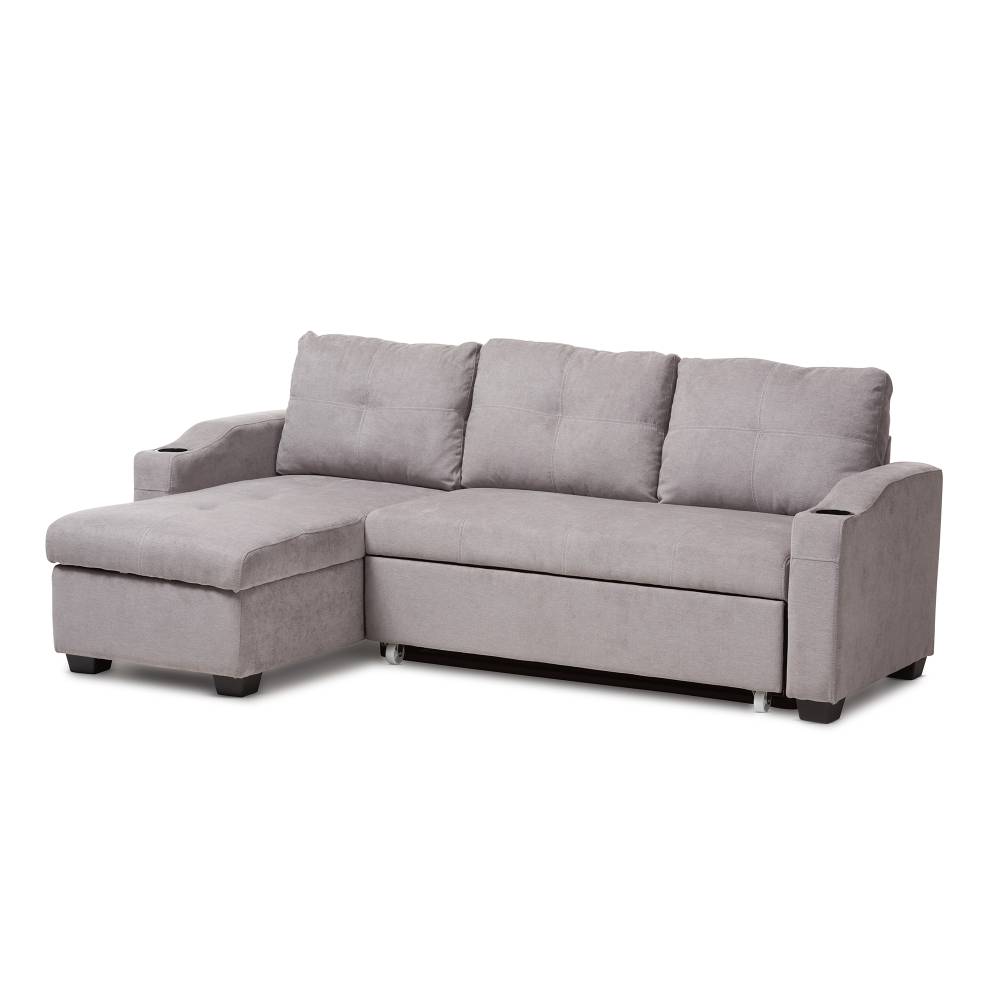 Lianna Modern and Contemporary Upholstered Sectional Sofa 