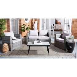 Safavieh Abner 4 Piece Living Set 