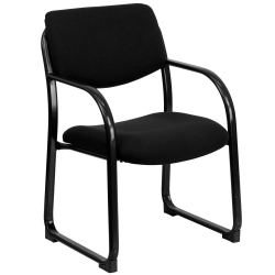 Black Fabric Side Chair
