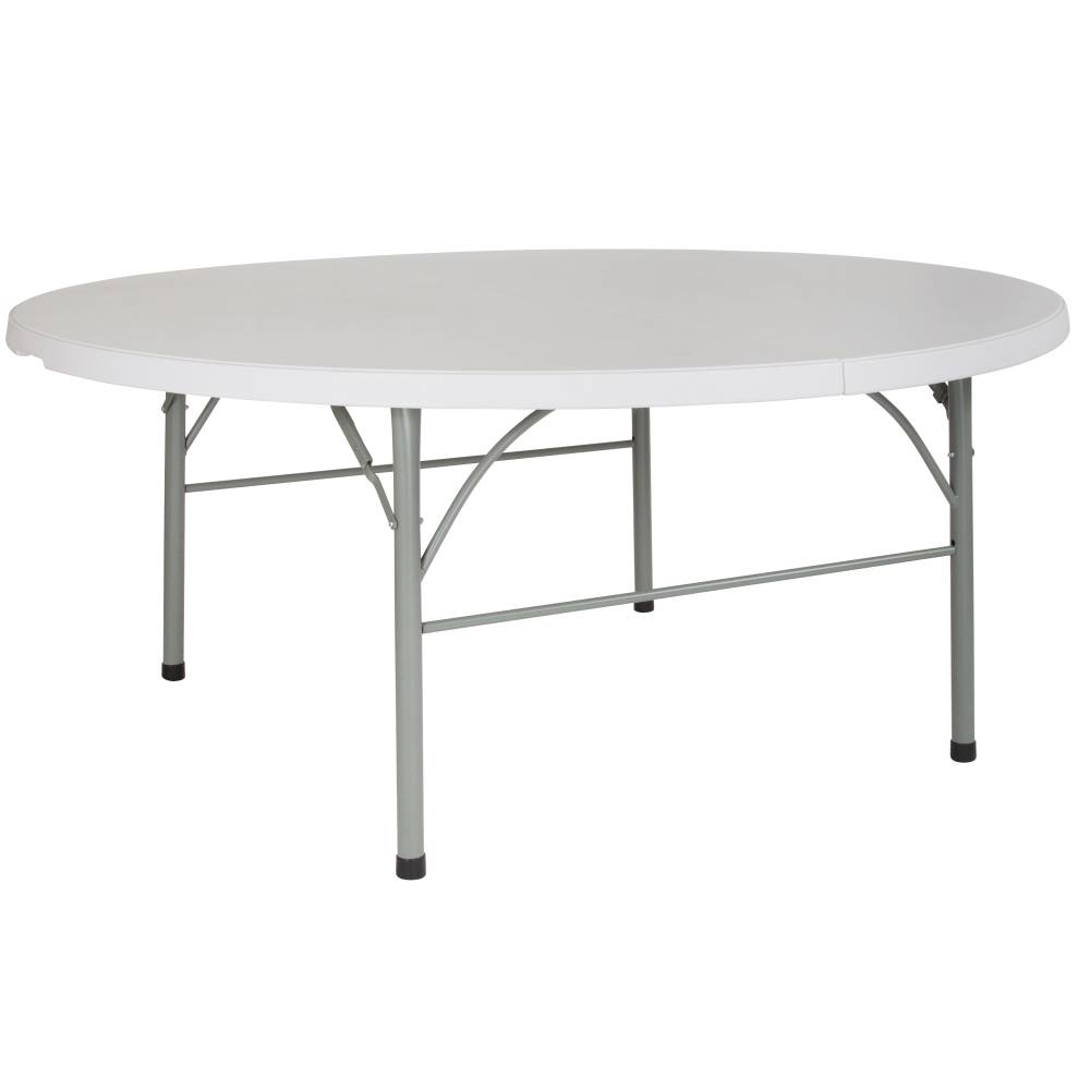 72RD White Bi-Fold Table