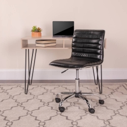 Black Low Back Task Chair