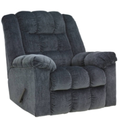 Blue Twill Recliner