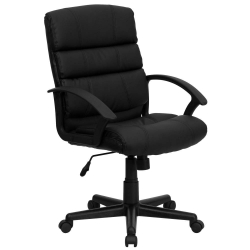 Black Mid-Back Task Chair
