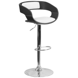 Two Tone Black/White Barstool