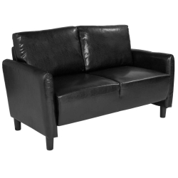 Black Leather Loveseat
