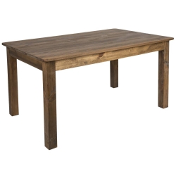 60x38 Rustic Farm Table