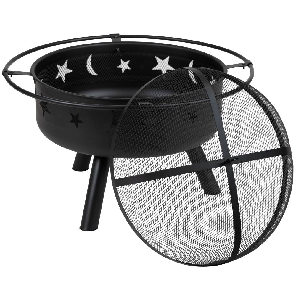 29" Star and Moon Firepit