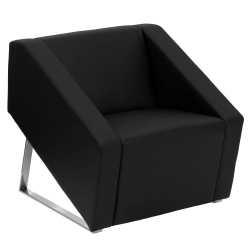 Black Leather Guest Chair