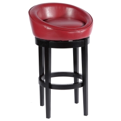 Igloo-Kd 30" Red Leatherette Barstool