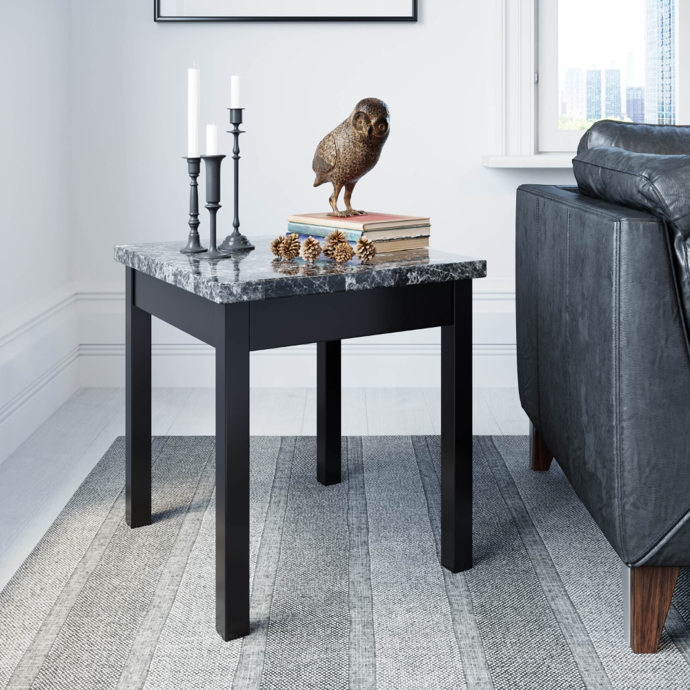 Lenox Traditional Marble End Table