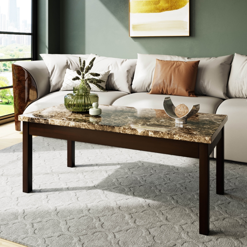 Irving 49" Marble Coffee Table
