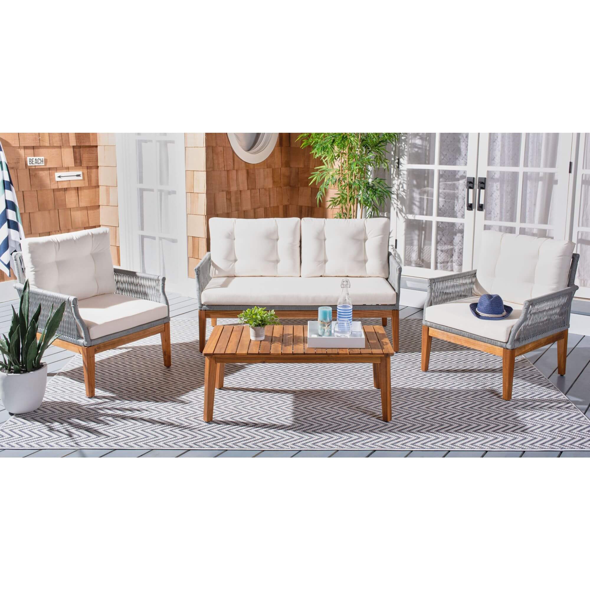 Bilson 4 Piece Living Set