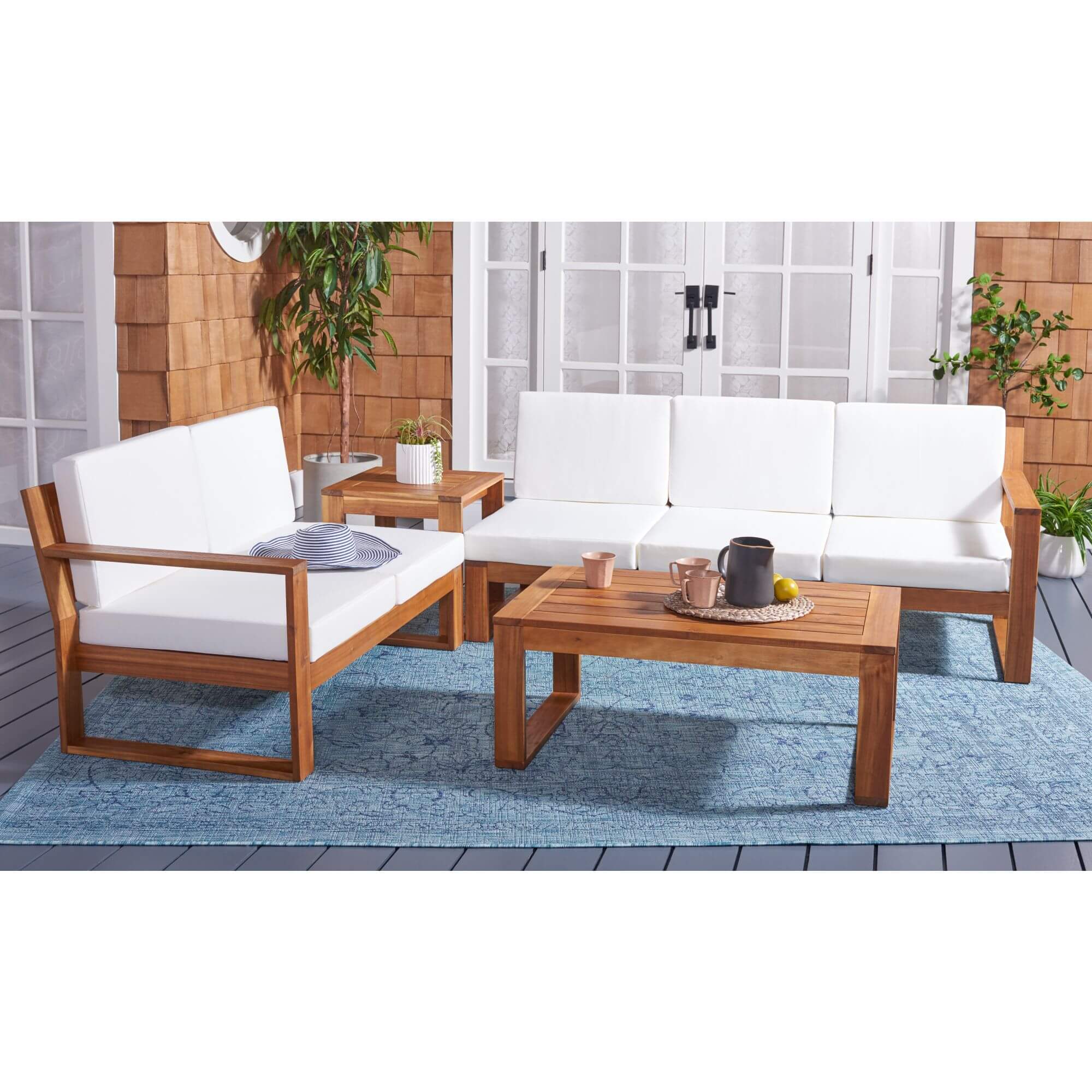 Gerhardt 4 Piece Outdoor Living Set