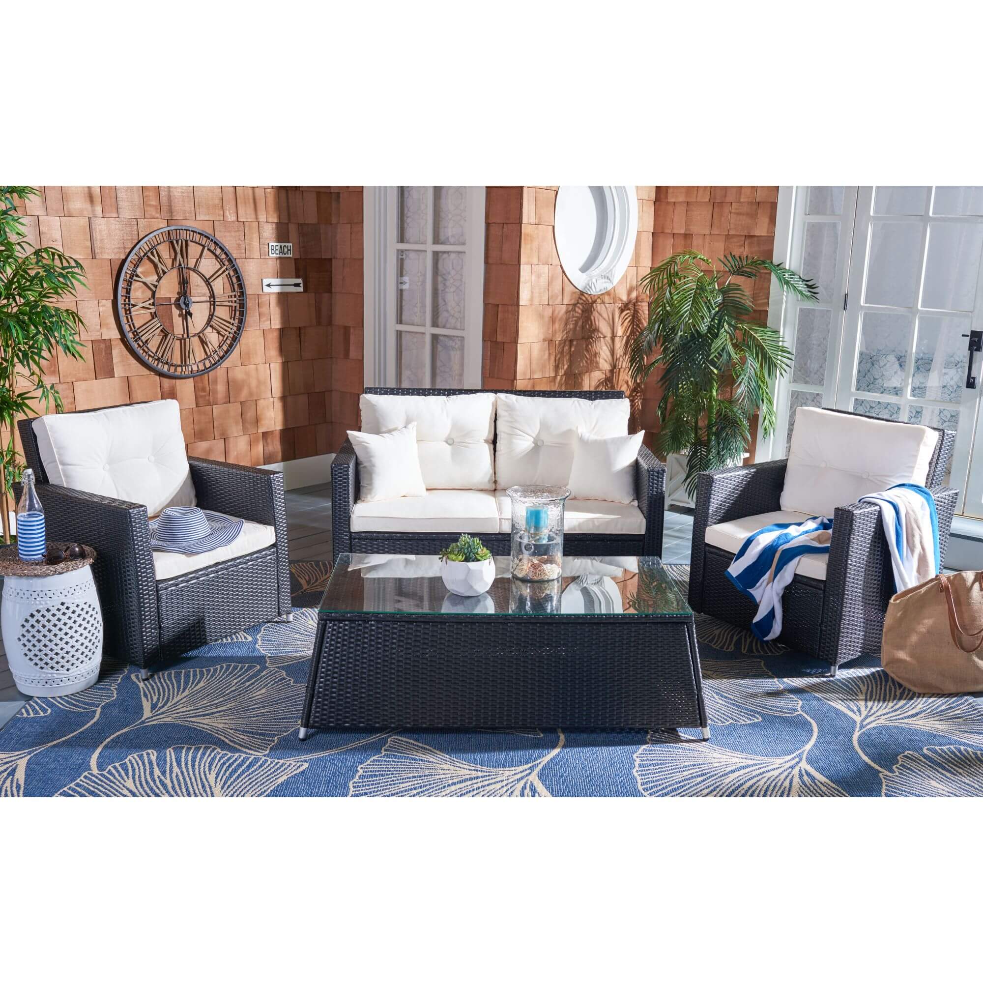 Jaida 4 Piece Living Set