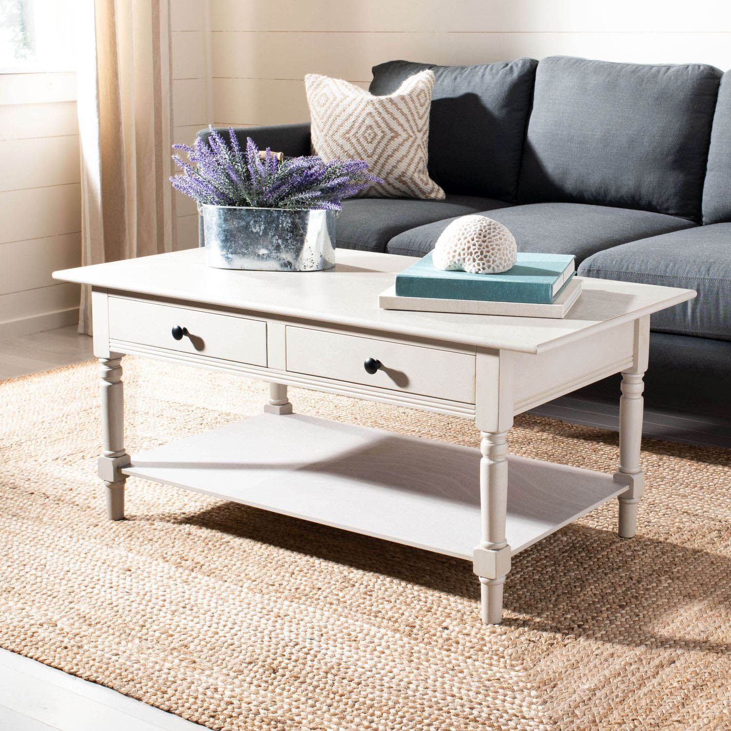Alphonse 2 Drawer Coffee Table