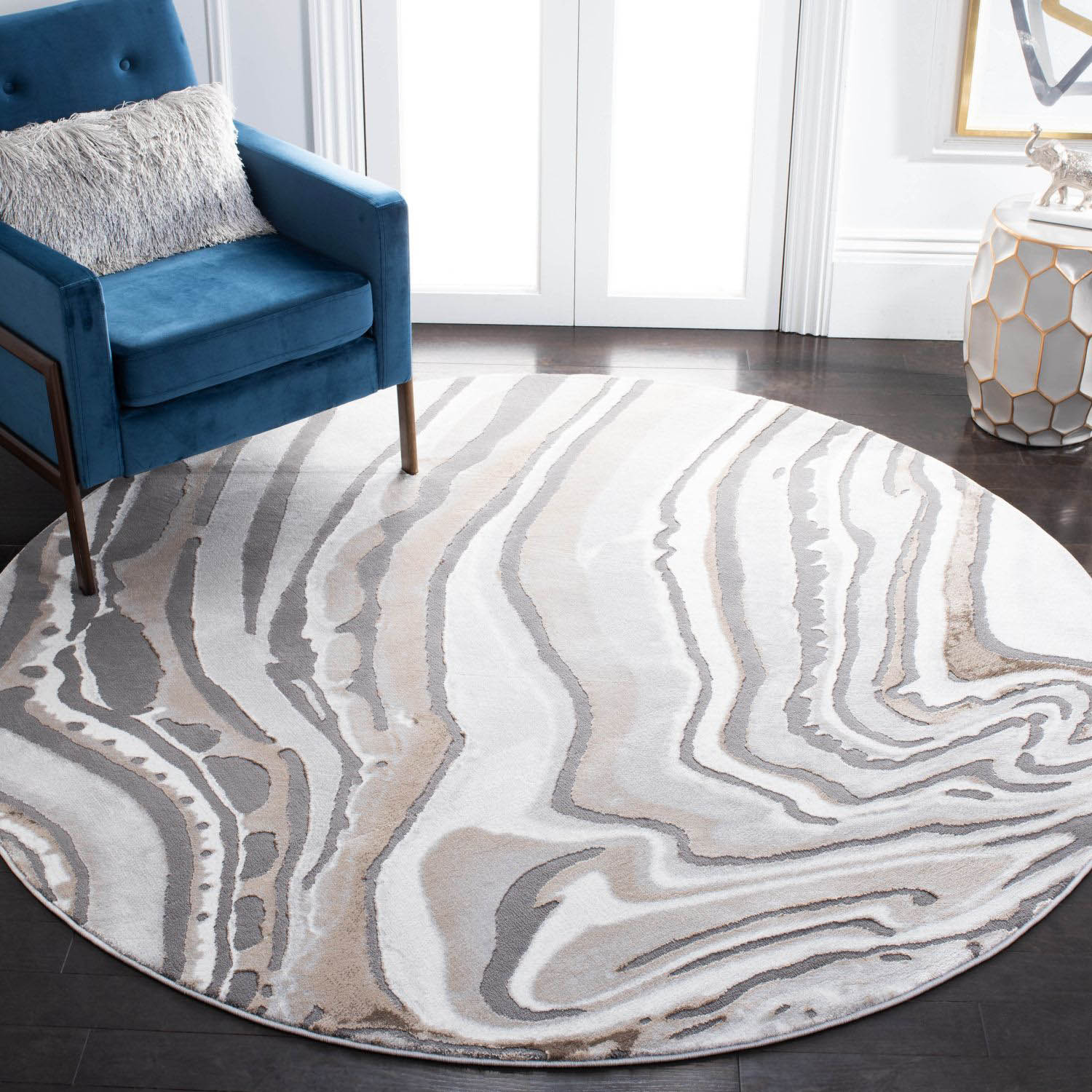 Craft 843 6'-7" X 6'-7" Round Area Rug