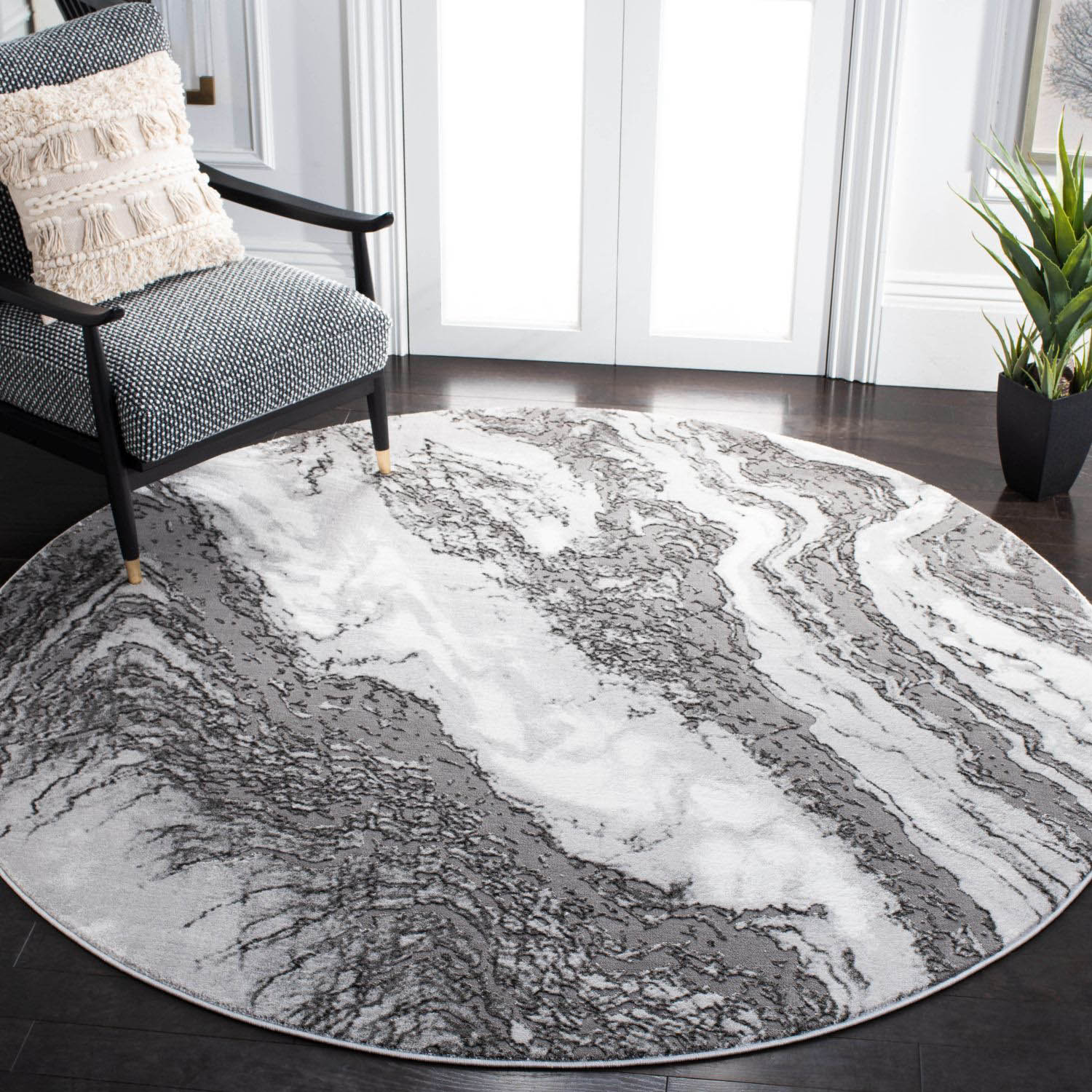Craft 844 6'-7" X 6'-7" Round Area Rug