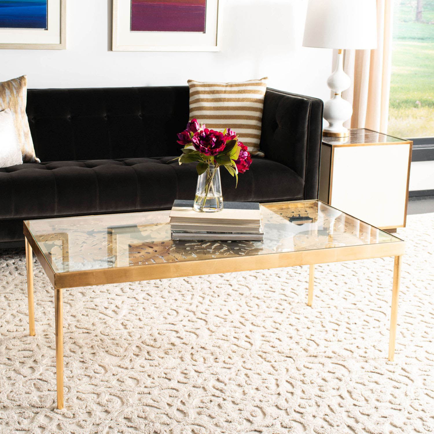 Otto Palm Leaf Coffee Table