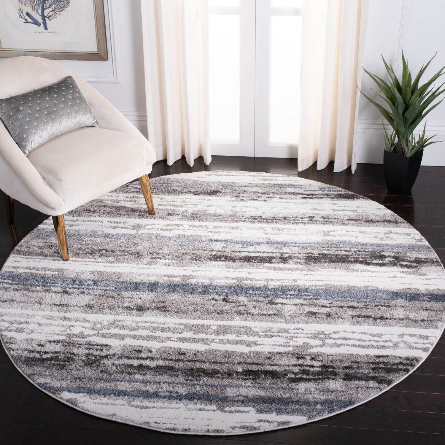 Century 322 6'-7" X 6'-7" Round Area Rug