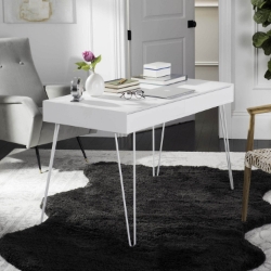 Ember Mid Century Retro Two Drawer Desk