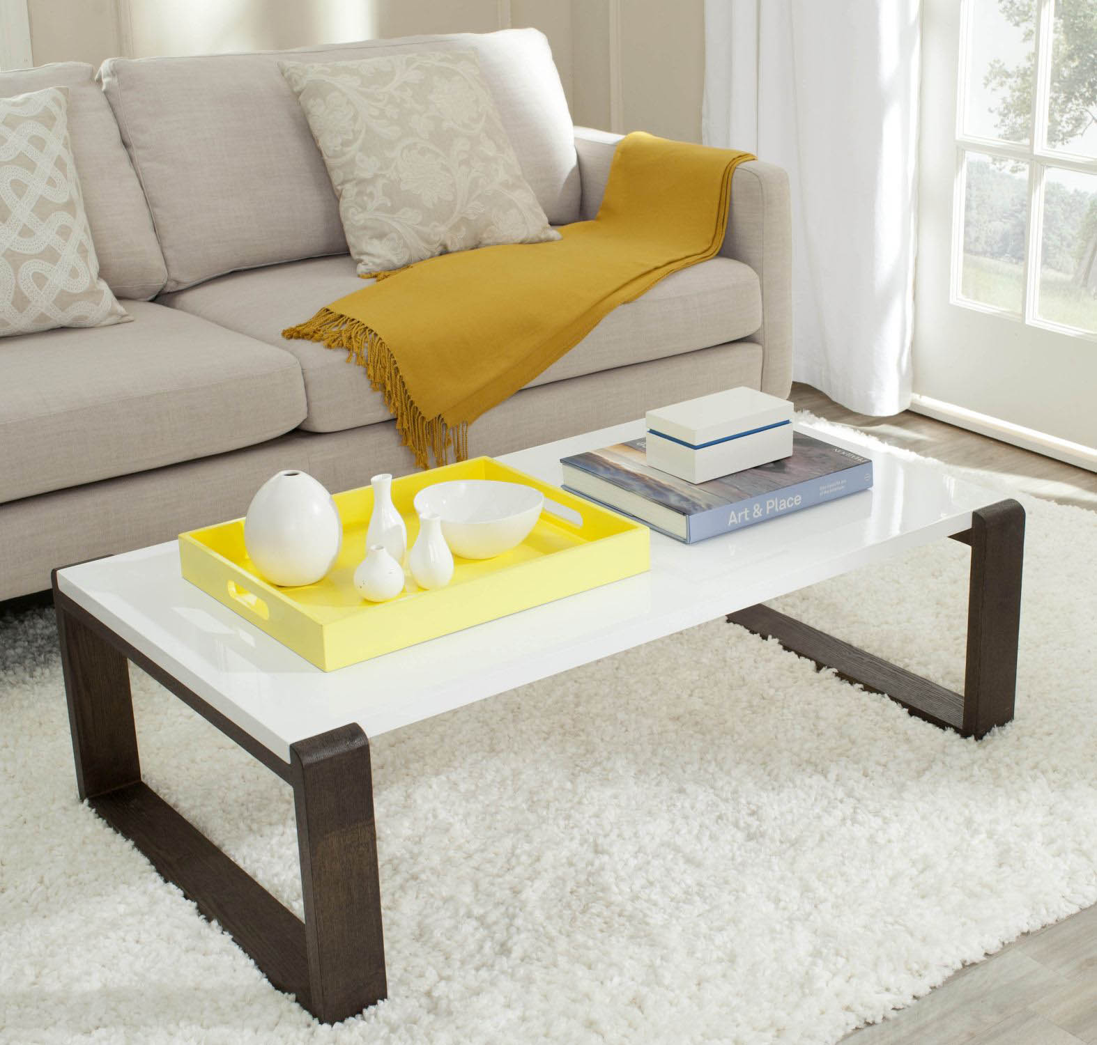 Letty Mid Century Scandinavian Coffee Table
