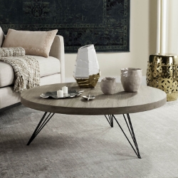 Nolen Retro Mid Century Round CoffeeTable