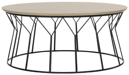 Bela Retro Mid Century Wood Coffee Table