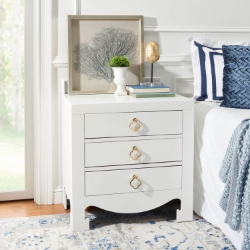 Freya 3 Drawer Nightstand