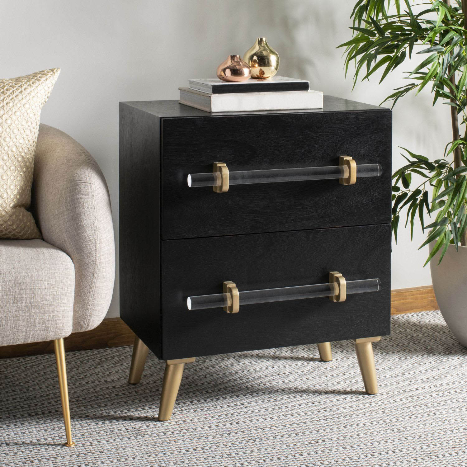 Ziva 2 Drawer Nightstand