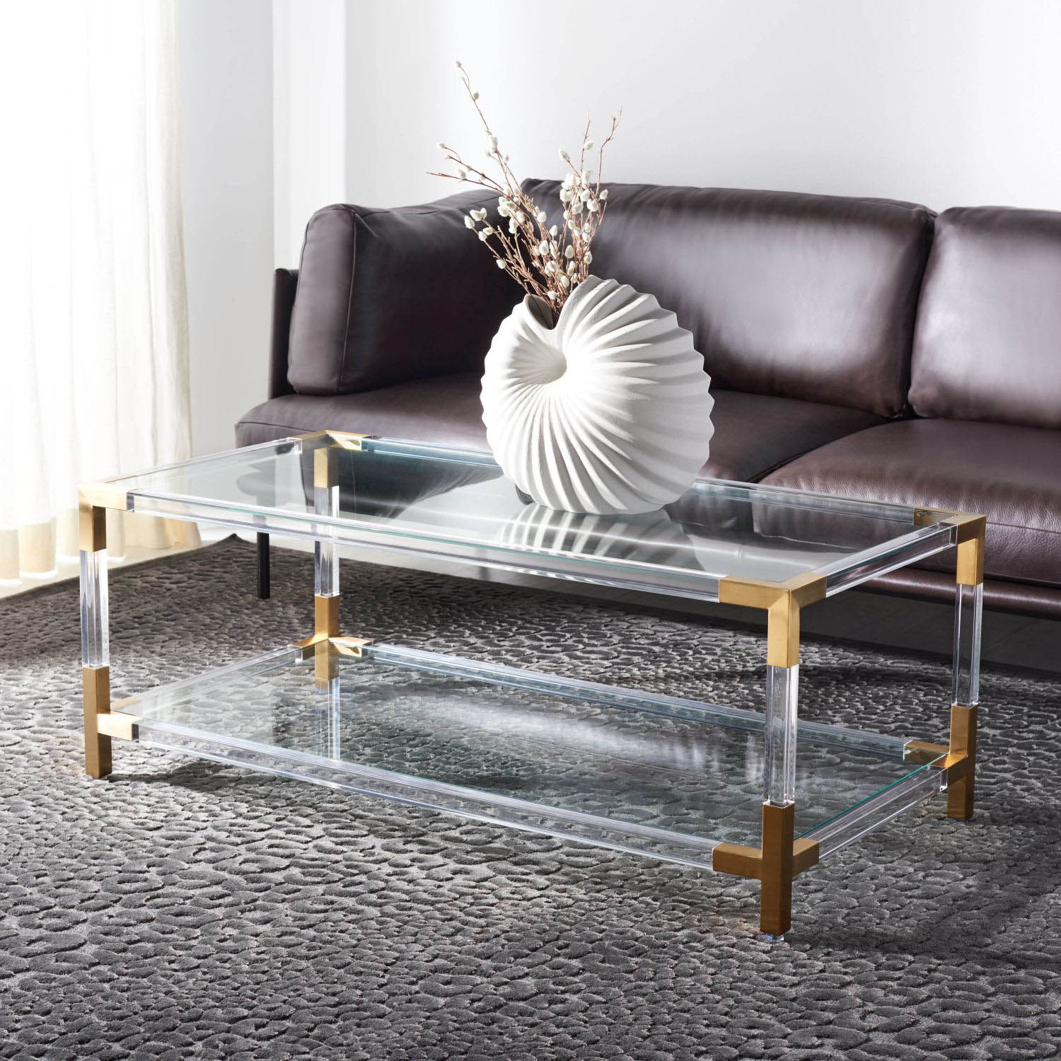 Flora Acyrlic Coffee Table