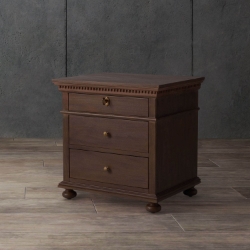 Edna 3 Drawer Nightstand
