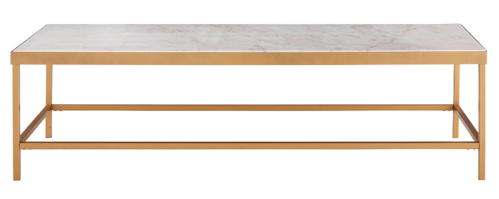 Ida Rectangle Marble Coffee Table