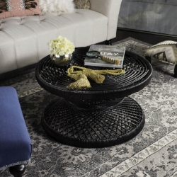 Sacramento Large Bowed Coffee Table