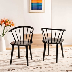 Ember 18H Curved Spindle Side Chair