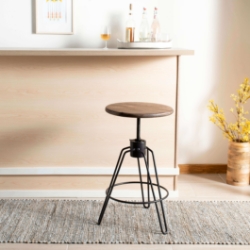 Selena Adjustable Swivel Counter Stool