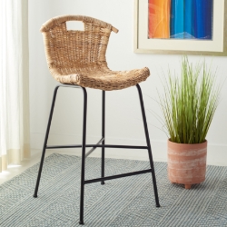 Tobie Rattan Bar Stool