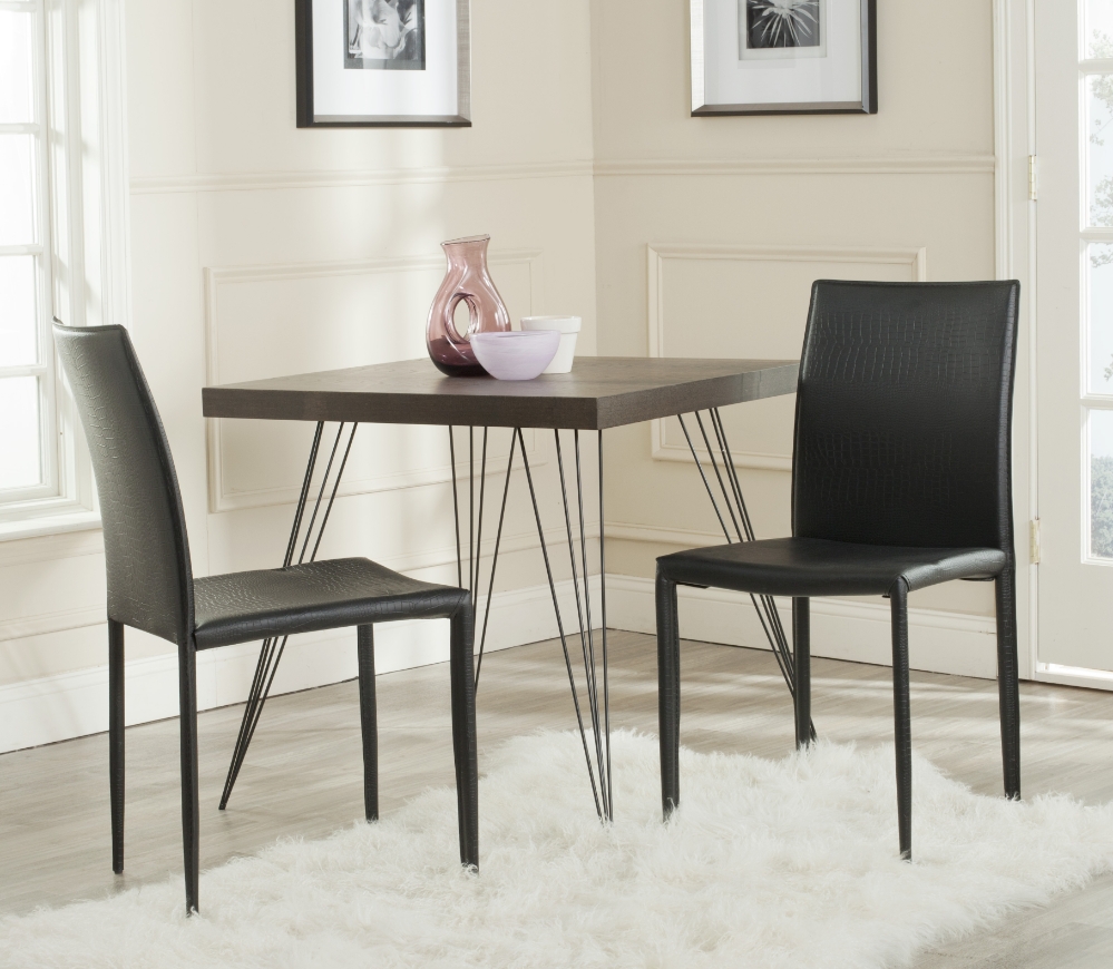 Odette 19''H Faux Croc Dining Chair