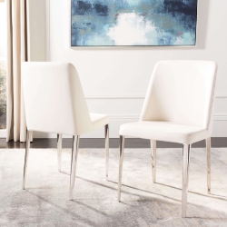 Luz 18H Leather Side Chair