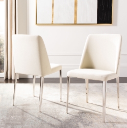 Luz 18H Leather Side Chair