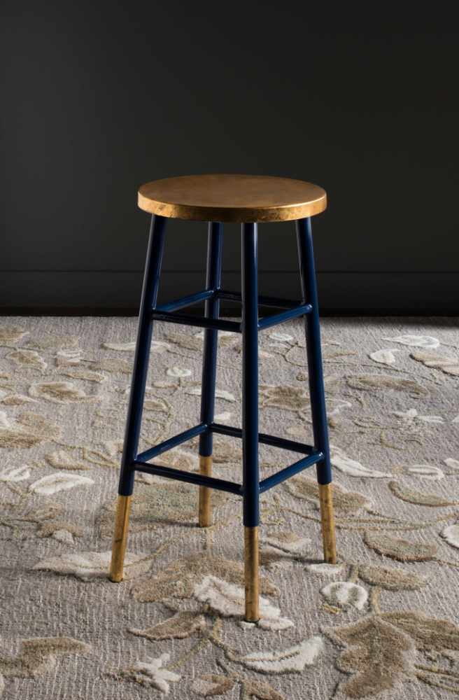 Silio Dipped Gold Leaf Bar Stool