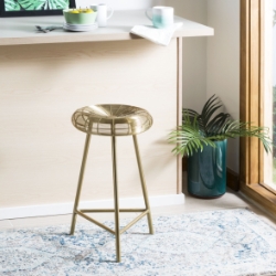 Lorna Wire Weaved Contemporary Counter Stool
