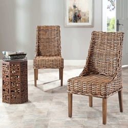 Cataleya 18H Rattan Arm Chair (Set Of 2)