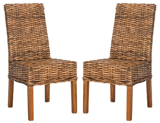 Anson 18H Rattan Side Chair (Set Of 2)